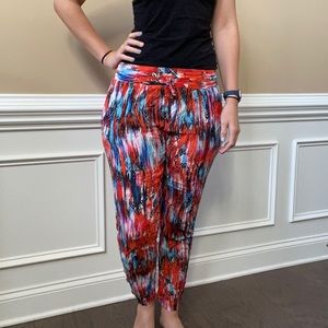 Pattered Flowy Pants